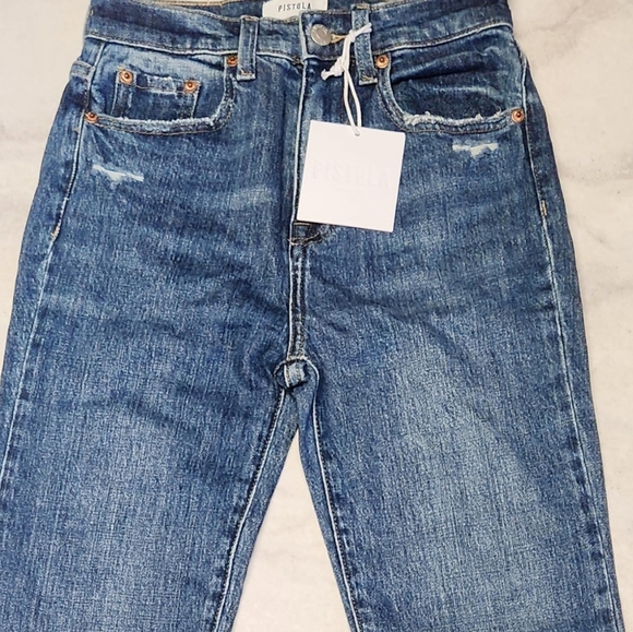 🔥NWT PISTOLA Cara High Rise Vintage Skinny Jeans - Picture 2 of 3